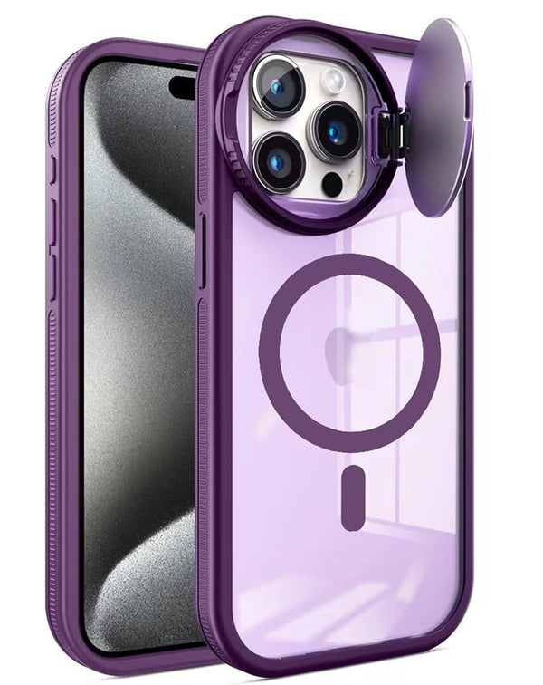 Protector híbrido TPU con cargador inalámbrico para iPhone 15 Pro disponible en Guatemala.
