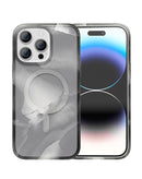 Compra tapa trasera Full Ink Painting con carga inalámbrica para iPhone 15 Pro Negro en Guatemala.