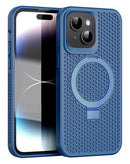 Compra el case azul con soporte y sistema de disipación de calor para iPhone 15 Pro en Guatemala.