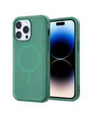 Dual Layer Cases con carga inalámbrica GREEN iPhone 15 Pro