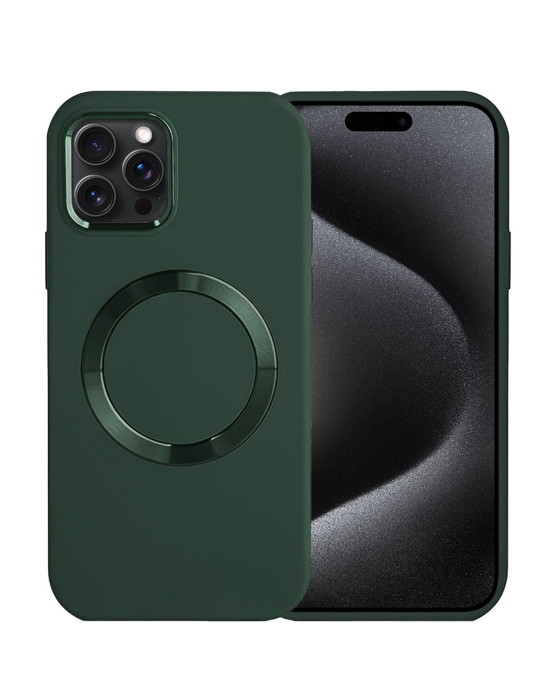 Encuentra la funda de silicona suave con carga inalámbrica para iPhone 15 Pro en Guatemala con SlowBack.