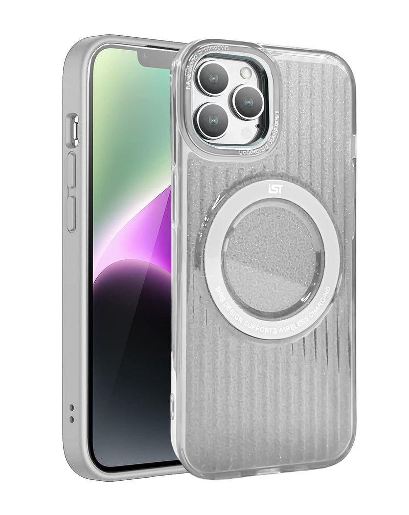 Compra tapa trasera inalámbrica de hard PC y soft TPU Clear para iPhone 15 Pro en Guatemala.