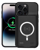 Encuentra en Guatemala el case de carga slim Msafe Charging 8500mAh para iPhone 15 Pro Max y más.