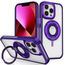 Encuentra la funda transparente Skin Feel con soporte de anillo de silicona para iPhone 15 Pro Max en Guatemala.