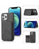 Encuentra la mejor funda cartera de cuero negro para iPhone en Guatemala con SlowBack, tu tienda de accesorios iPhone.