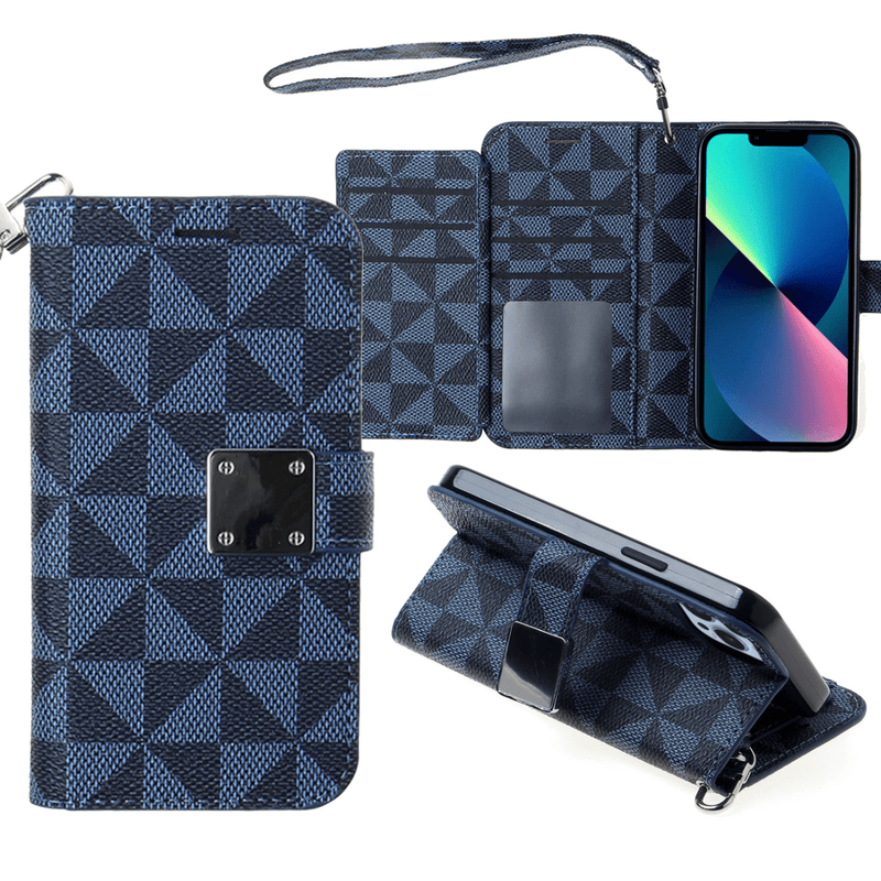 Encuentra la mejor funda billetera de cuero para iPhone 15 Pro Max en Guatemala con SlowBack, mayorista de accesorios en cuero.