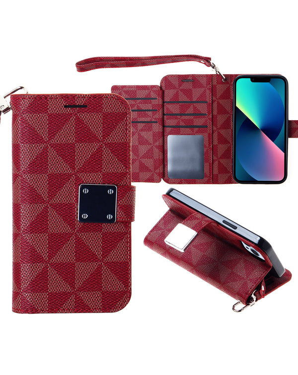 Encuentra la mejor funda de cuero con ranura para tarjetas para iPhone 15 Pro Max en Guatemala en SlowBack, mayorista de accesorios.
