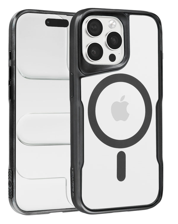 Compra la mejor Case magnética glossy y transparente para iPhone 15 Pro Max en Guatemala.