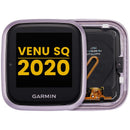 Pantalla premium Garmin Venu SQ 2020 Orchid con marco, display LCD de repuesto para reparación.