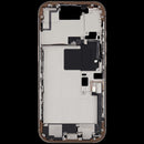 Encuentra la carcasa media con puerto de carga flex y piezas pequeñas para iPhone 16 Pro en Guatemala.
