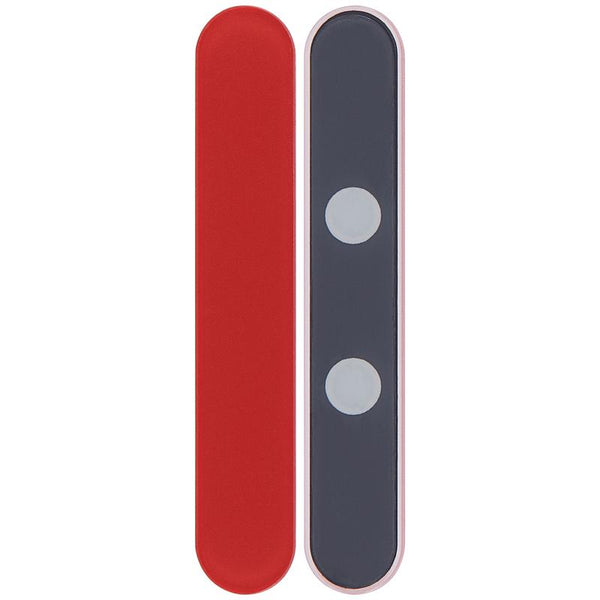 Tira de borde de cristal 5G para iPhone 12 / 12 Mini (Rojo)