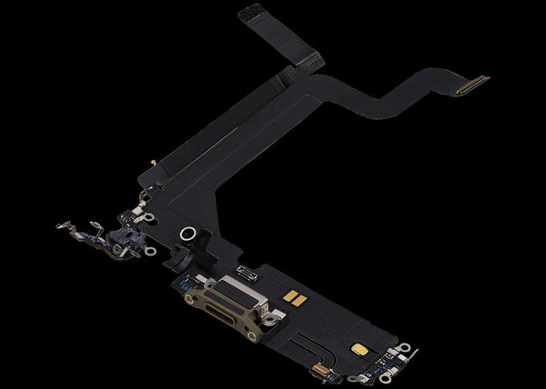 Puerto de carga para iPhone 14 Pro Max (Original usado) (Dorado)