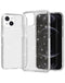 Protege tu iPhone 14 Plus / 15 Plus con estilo con la funda ultra glossy GLITTER CLEAR en Guatemala.