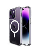 Protege tu iPhone 14 Plus o 15 Plus con una funda transparente con carga inalámbrica en Guatemala.