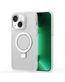 Compra la mejor funda inalámbrica de Carbono para iPhone 14 Plus/15 Plus con soporte de anillo en Guatemala.