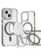 Encuentra la mejor funda transparente magnética con soporte de cámara para iPhone 14 Plus / 15 Plus en Guatemala en nuestra tienda online de accesorios telefónicos.