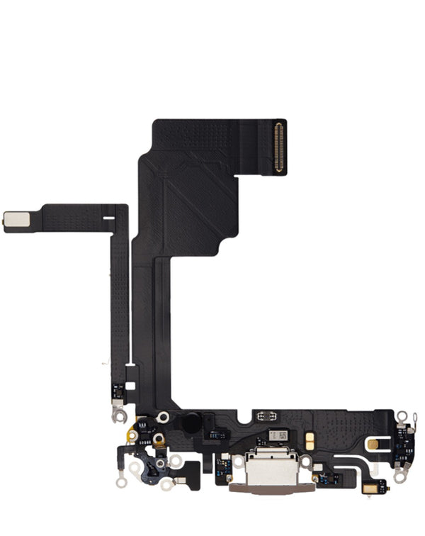 Encuentra el mejor puerto de carga con cable flex para iPhone 15 Pro en Guatemala en un taller de reparación de confianza especializado en conexiones de iPhone.