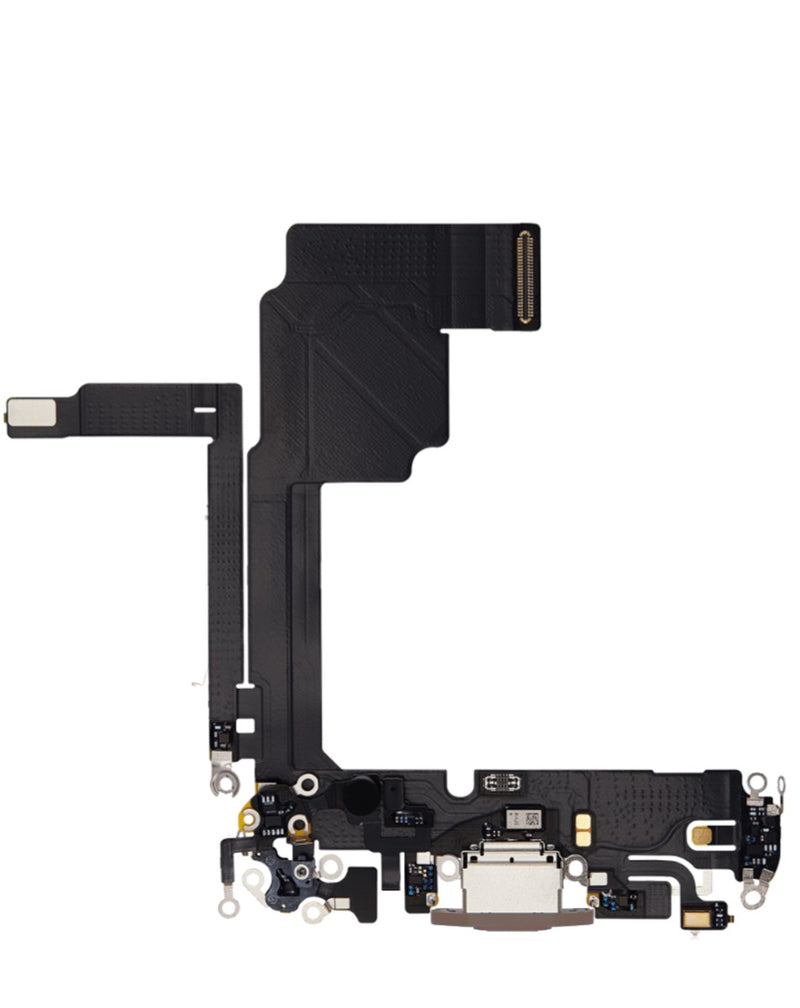 Encuentra el mejor puerto de carga con cable flex para iPhone 15 Pro en Guatemala en un taller de reparación de confianza especializado en conexiones de iPhone.