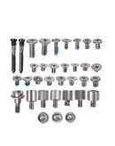 Encuentra el juego completo de tornillos para tu iPhone 15 Pro en Guatemala, ideal para reparaciones y mantenimiento.