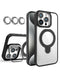 Protege tu iPhone 15 Pro con una funda magnética transparente con soportes y lente de cámara en Guatemala.