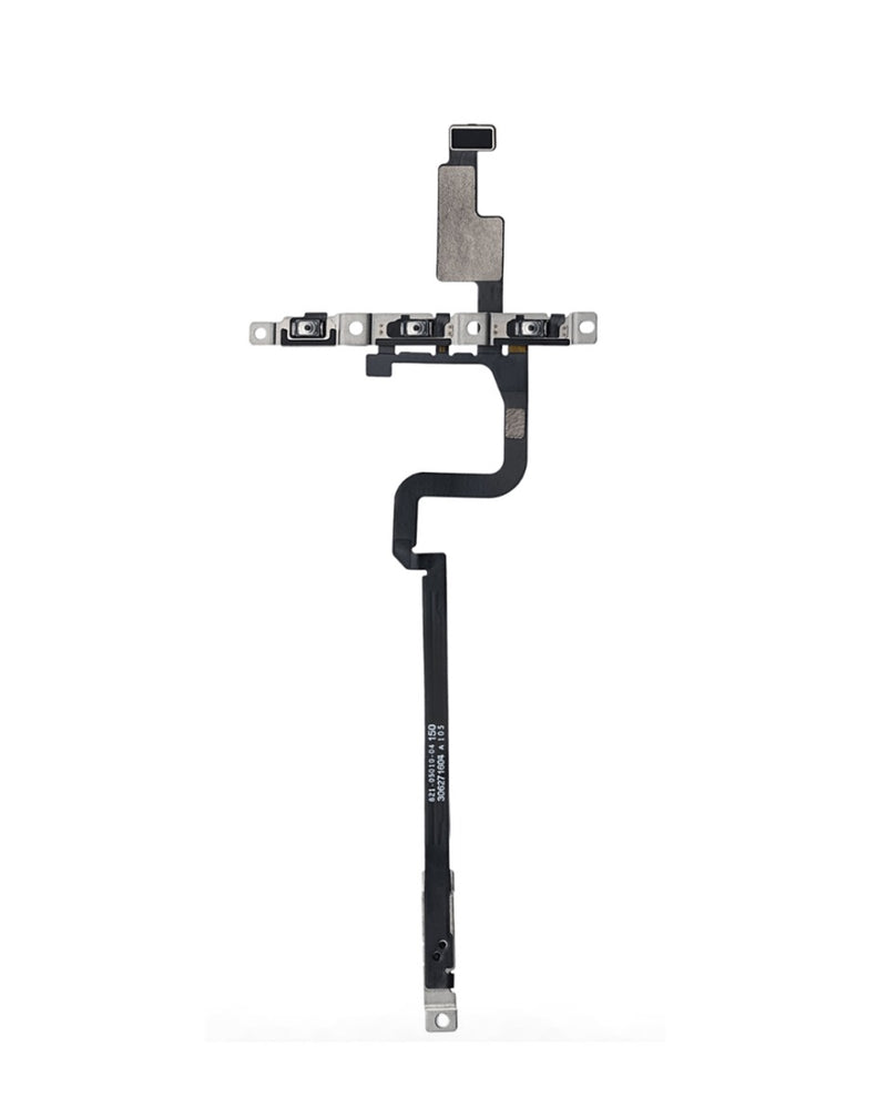 Encuentra el cable flex de botón de encendido y volumen para iPhone 15 Pro en Guatemala, ideal para reparaciones y compras al por mayor.