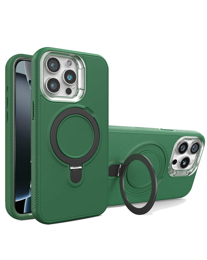 Encuentra la mejor funda heavy duty para iPhone 15 Pro con carga inalámbrica y soporte en Guatemala. 📱🔋🇬🇹