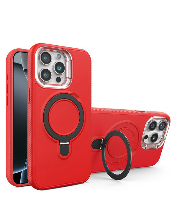Compra la funda heavy duty con carga inalámbrica y soporte para iPhone 15 Pro en Guatemala.