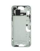 Reparación de marco intermedio con piezas pequeñas para iPhone 15 Plus en Guatemala.