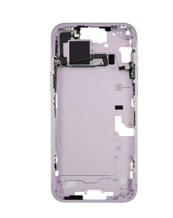 Reparación de marco medio con piezas pequeñas para iPhone 15 Plus (PINK) en Guatemala.