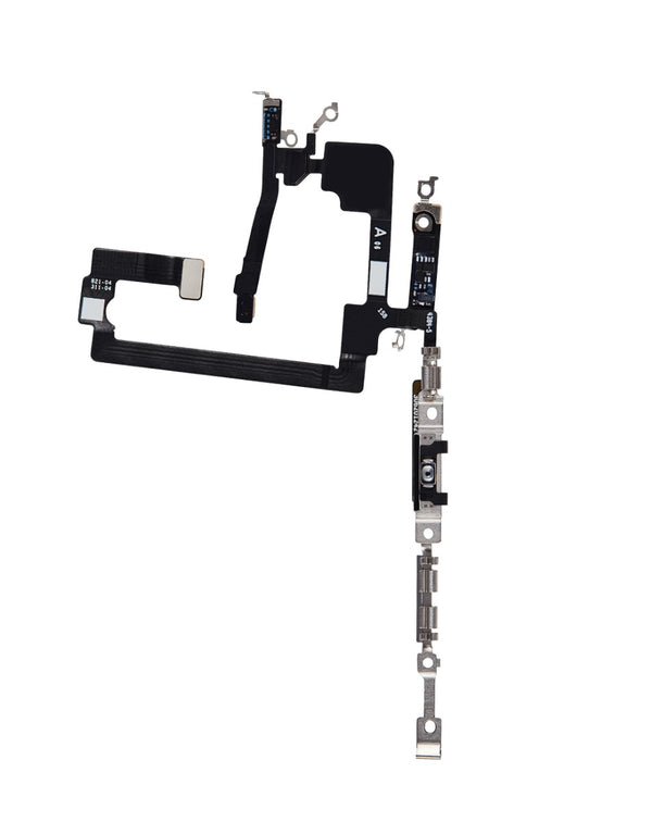Encuentra el botón de encendido con cable flex Bluetooth para iPhone 15 Plus en Guatemala, al mejor precio, ideal para reparaciones.