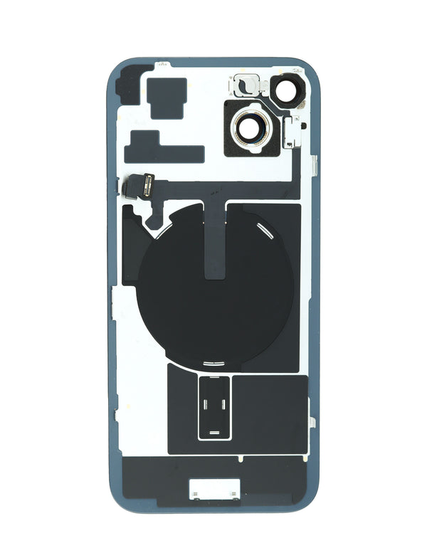 Reparación de tapa trasera con marco e imán MagSafe para iPhone 15 Plus en Guatemala.