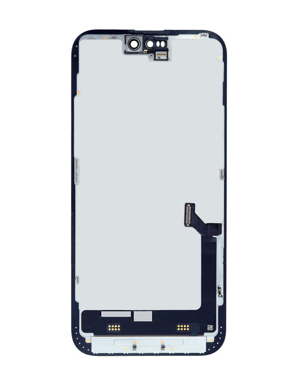 Reparación de pantalla original con sensor de proximidad y cable flex preinstalado para iPhone 15 Plus en Guatemala.