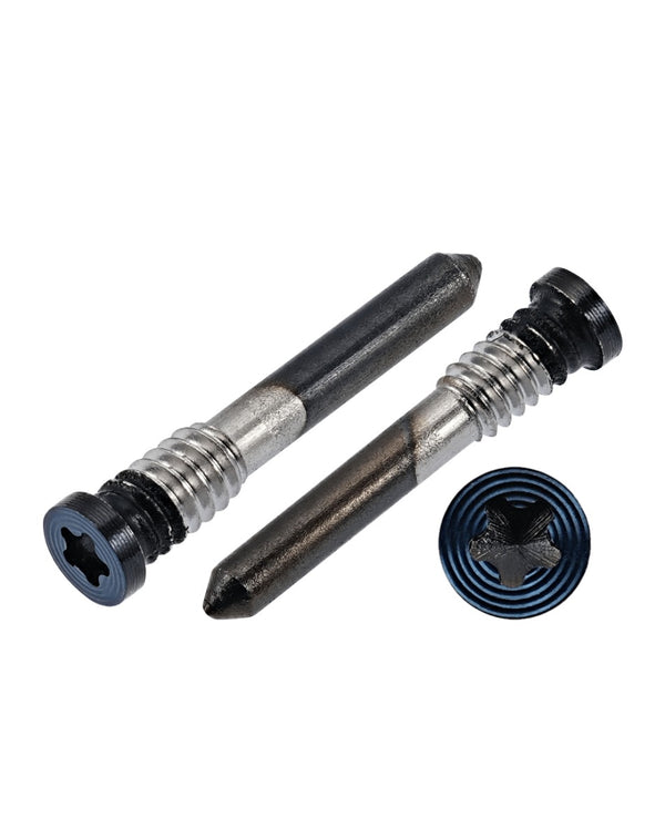 Compra al por mayor en Guatemala un pack de 100 tornillos inferiores en color Blue Titanium para iPhone 15 Pro / 15 Pro Max.