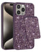 Encuentra la funda Diamond de doble capa magnética en color morado para iPhone 15 Pro Max en Guatemala.