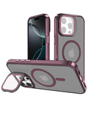 Encuentra la mejor funda transparente y fina con soporte para cámara y carga inalámbrica para iPhone 15 Pro Max en Guatemala.