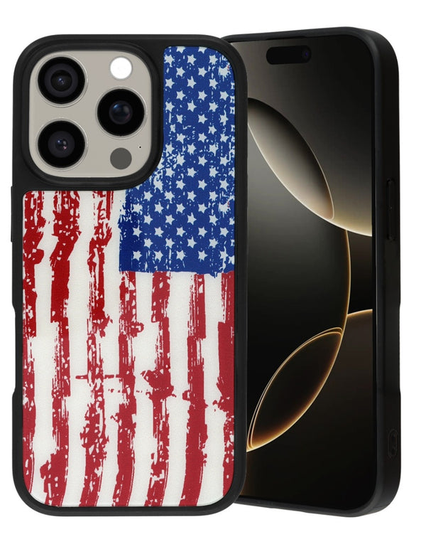 Protector de diseño estampado con tecnología MagSafe para iPhone 15 Pro Max, disponible en Guatemala.