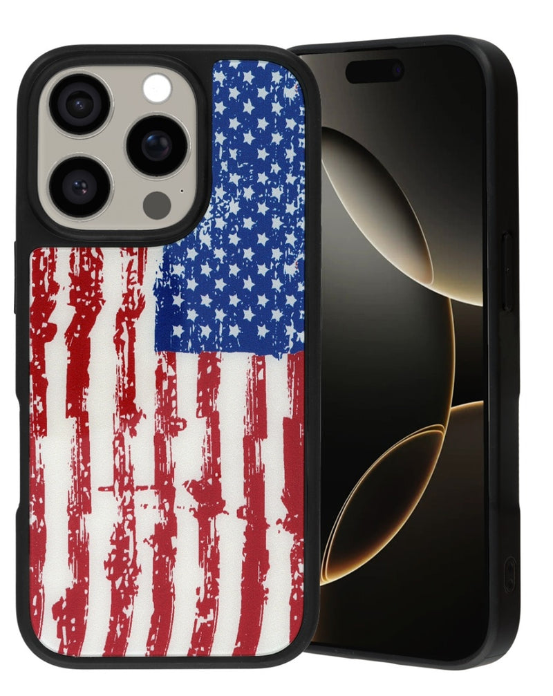 Protector de diseño estampado con tecnología MagSafe para iPhone 15 Pro Max, disponible en Guatemala.