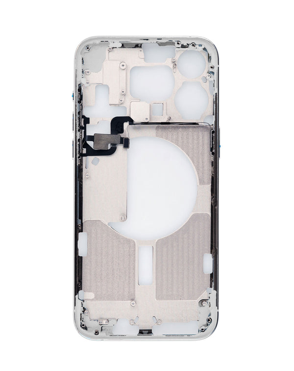 Reparación de marco central con piezas pequeñas para iPhone 15 Pro Max en Guatemala - Mayorista de repuestos.