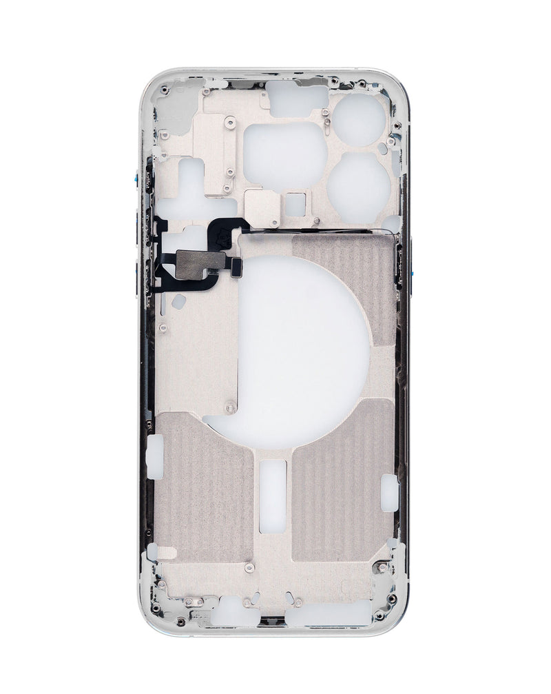 Reparación de marco central con piezas pequeñas para iPhone 15 Pro Max en Guatemala - Mayorista de repuestos.