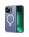 Protector para iPhone 15 Pro Max con soporte de anillo, carga inalámbrica y color azul oscuro en Guatemala para tu dispositivo más reciente.
