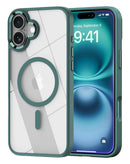 Encuentra la mejor funda brillante magnética transparente para iPhone 16 en Guatemala con SlowBack.