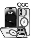 Funda de silicona y soporte para camara con lente Transpalet Negro