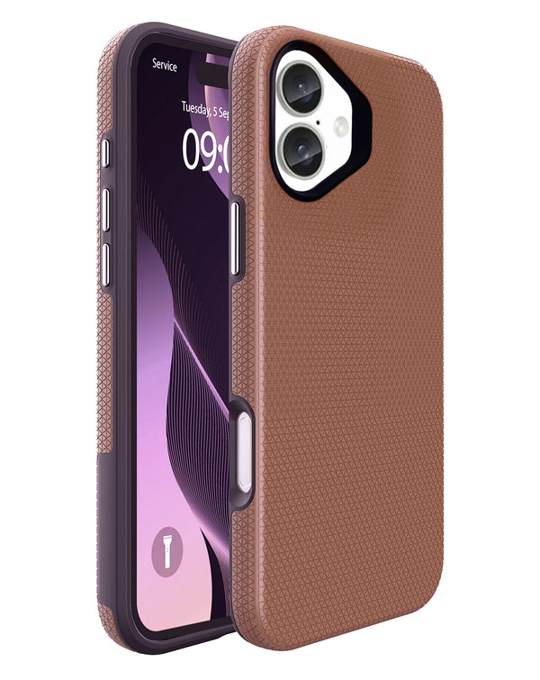 Protege tu iPhone 16 con una funda de absorción de choques de doble capa en Guatemala.