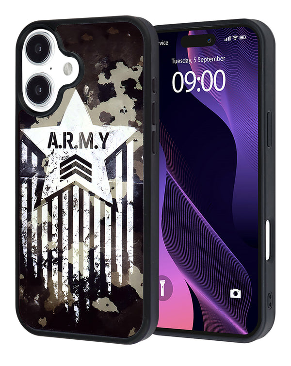 Protege tu iPhone 16 con un estuche de aluminio A.R.M.Y con diseño de SlowBack en Guatemala.