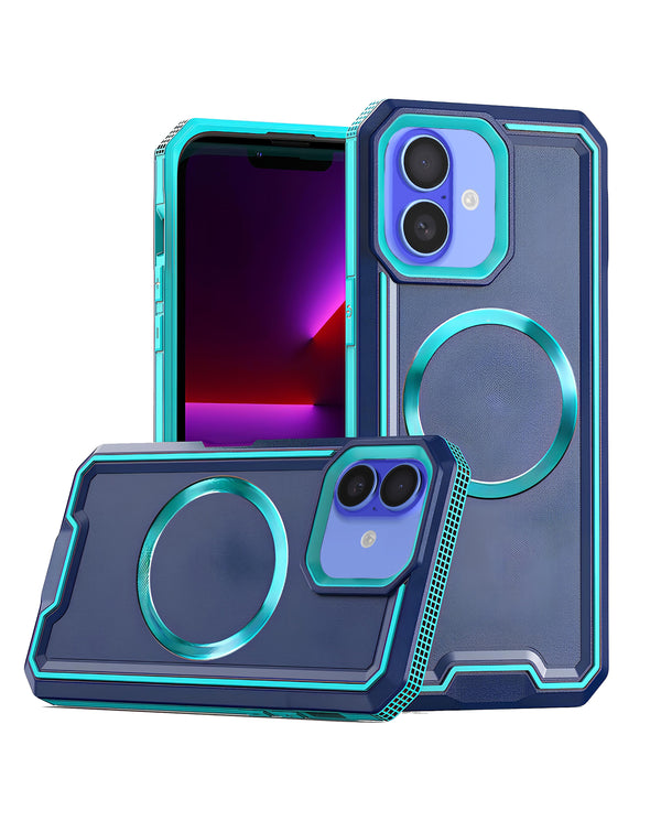 Tapa trasera antideslizante mate translúcida con carga inalámbrica para iPhone 16 en Guatemala, compra mayorista en SlowBack.