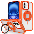 Funda transparente Skin Feel con soporte de anillo de silicona para iPhone 16 en Guatemala, accesorio de calidad para tu dispositivo Apple.