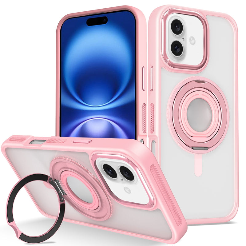 Protege tu iPhone 16 con esta funda transparente de silicona con anillo en Guatemala.