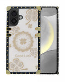 Funda espejo acrilico brillante antirayones de lujo iPhone 16 Blanco