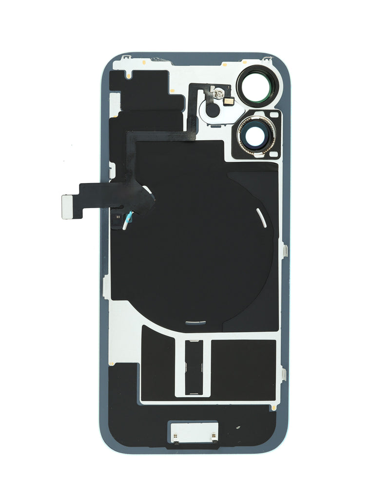 Encuentra tapas traseras con NFC inalámbrico y magnet MagSafe para iPhone 16 en Guatemala al mejor precio comprando en este pack de 2 unidades en color teal.