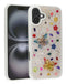 Encuentra la mejor funda decorativa para iPhone 16 en Guatemala con diseño de mariposa, brillo y pedrería.